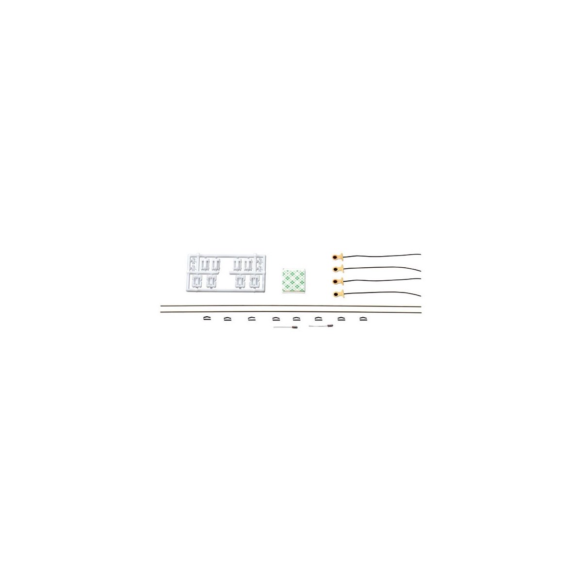 Universal lighting kit for short wagons, HO, Roco 40361