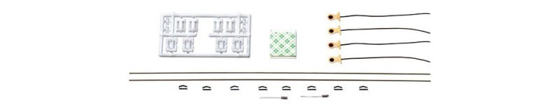 Universal lighting kit for short wagons, HO, Roco 40361
