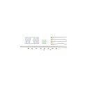 Universal lighting kit for short wagons, HO, Roco 40361
