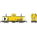 CP Angus Shops Caboose - Ready to Run -- Canadian Pacific 434514 (yellow, black, white Multimark), HO, Rapido Trains Inc 110127