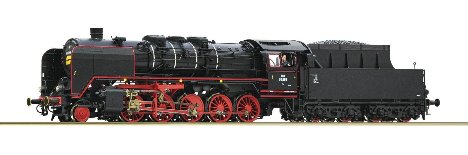 Steam locomotive 50.685, ÖBB, HO, Roco 7110016