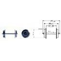 Exchange Wheel Sets -- Wechselstrom-Tauschradsatz -- AC - HO - Fleischmann 6561