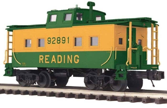 Northeast Caboose - 3-Rail - Ready to Run - Premier -- Reading (yellow, green), O, Atlas O 3003065