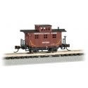 Old-Time Wood Bobber Caboose - Ready to Run -- Pennsylvania Lines 997662 (Boxcar Red), N, Bachmann Industries 15754