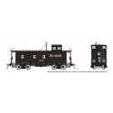 D&RGW End-Cupola Steel Caboose As-Delivered - Ready to Run -- Denver & Rio Grande Western 01416 (black, white, Flying Grande), H