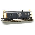 Steel Bay-Window Caboose - Ready to Run - Silver Series(R) -- Baltimore & Ohio C-3205 (blue, silver, yellow), HO, Bachmann Indus