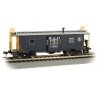 Steel Bay-Window Caboose - Ready to Run - Silver Series(R) -- Baltimore & Ohio C-3205 (blue, silver, yellow), HO, Bachmann Indus