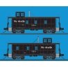 DRGW 1400-Series Steel Cupola Caboose - Ready to Run -- Denver & Rio Grande Western 01403 (black, Flying Grande Logo), N, Trainw