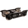 2-Rail Passenger Trucks -- Black pkg(2), O, Atlas O 7071