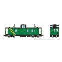 Hawker-Siddeley Caboose - Ready to Run -- Devco 9104 (green, yellow), HO, Rapido Trains Inc 166018