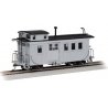 Wood Side-Door Caboose - Ready to Run - Spectrum(R) -- Painted, Unlettered (gray), On30, Bachmann Industries 26704
