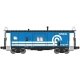 International Car Bay Window Caboose Phase 4 - Ready to Run -- Conrail 21151 (blue, black, white, Large Logo), N, Bluford Shops 