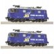 2-piece set: Electric locomotives 421 373-2 and 421 381-5, WRS, HO, Roco 7500045