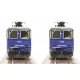 2-piece set: Electric locomotives 421 373-2 and 421 381-5, WRS, HO, Roco 7500045