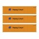 40′ Fully Corrugated Container - 3-Pack -- Hapag-Lloyd, HO, Walthers SceneMaster 18252