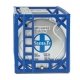 20′ Tank Container - Kit -- Santa Fe (white, blue), HO, Walthers SceneMaster 8107
