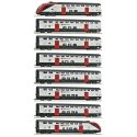 8-piece set: Long-distance double-deck train RABe 502, SBB, HO, Roco 7710007
