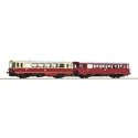 Diesel railcar 174 001-8 with sidecar, DR, TT, Roco 7790006