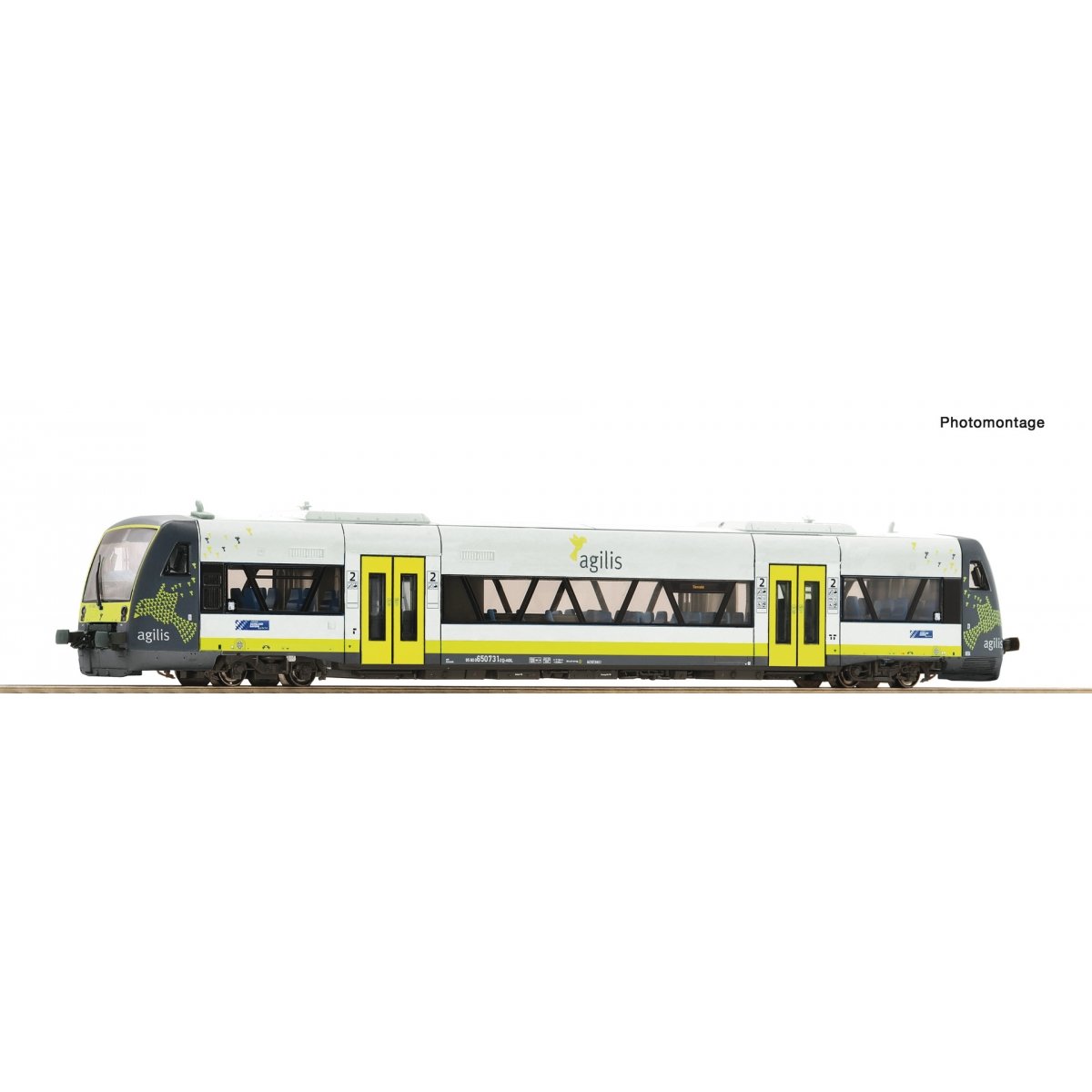 Diesel railcar VT 650.731, Agilis, TT, Roco 7790007