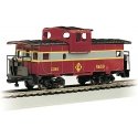 36′ Wide-Vision Caboose - Ready to Run - Silver Series(R) -- Erie Lackawanna C365 (maroon, gray), HO, Bachmann Industries 1771