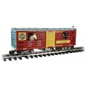 Animated Stock Car with Horses - Ready to Run -- Ringling Bros. and Barnum & Bailey(TM), G, Bachmann Industries 92719