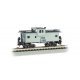 36′ Wide-Vision Caboose - Ready to Run - Silver Series(R) -- CSX Transportation 3180 (gray, blue), N, Bachmann Industries 7075