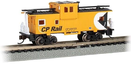 36′ Wide-Vision Caboose - Ready to Run - Silver Series(R) -- Canadian Pacific 434109, N, Bachmann Industries 70764