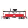 C&O-Style Steel Center-Cupola Caboose - Ready to Run -- Western Maryland 1850 (Circus, white, red, black), HO, Trainman 20004980