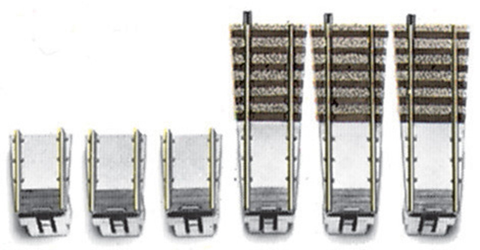 Extension set for the PROFI-track turntable 6152, HO, Roco 6153