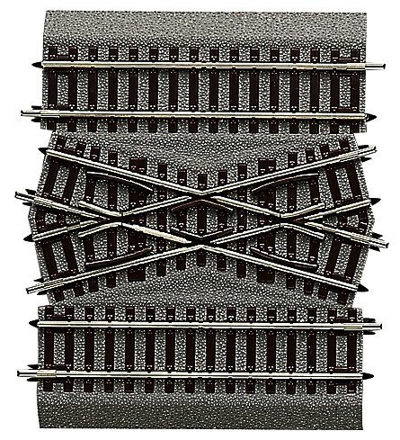 Centrepiece for double crossover DGV15, HO, Roco 42598