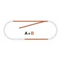 ROCO LINE track set B, HO, Roco 42020
