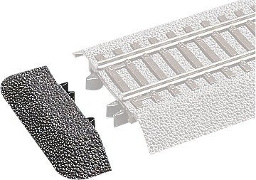 Embankment end piece, HO, Roco 42651