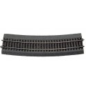 Curved track R9, 15°, HO, Roco 42527