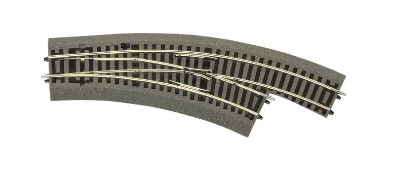 Curved turnout right BWr2/3, HO, Roco 42561