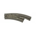 Curved turnout right BWr2/3, HO, Roco 42561