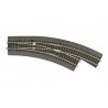 Curved turnout right BWr3/4, HO, Roco 42573