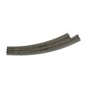 Curved turnout left BWl9/10, HO, Roco 42566