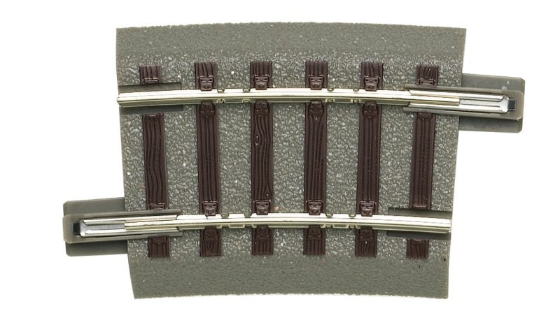 Curved track R2, 7.5°, HO, Roco 61129