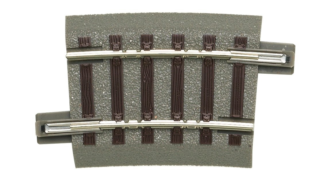 Curved track R2, 7.5°, HO, Roco 61129