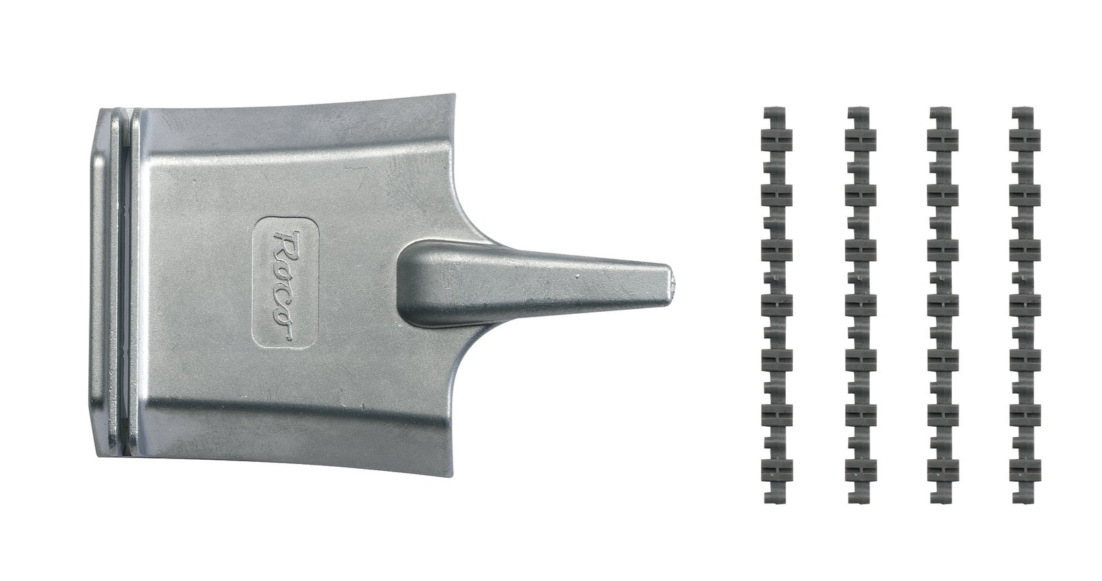 Insulated rail connector with general purpose tool, HO, Roco 61192