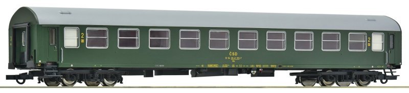 2nd class passenger coach, CSD, HO, Roco 6200170