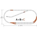 Track set C, HO, Roco 61102