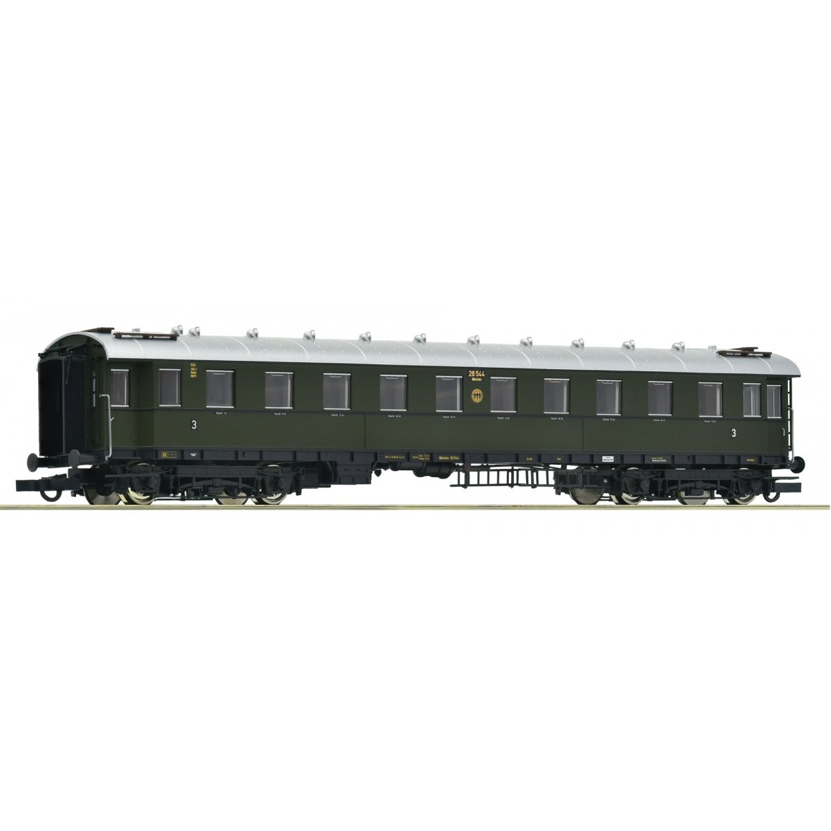 3rd class standard express train coach, DRG, HO, Roco 6200139