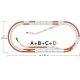 Track set D, HO, Roco 61103
