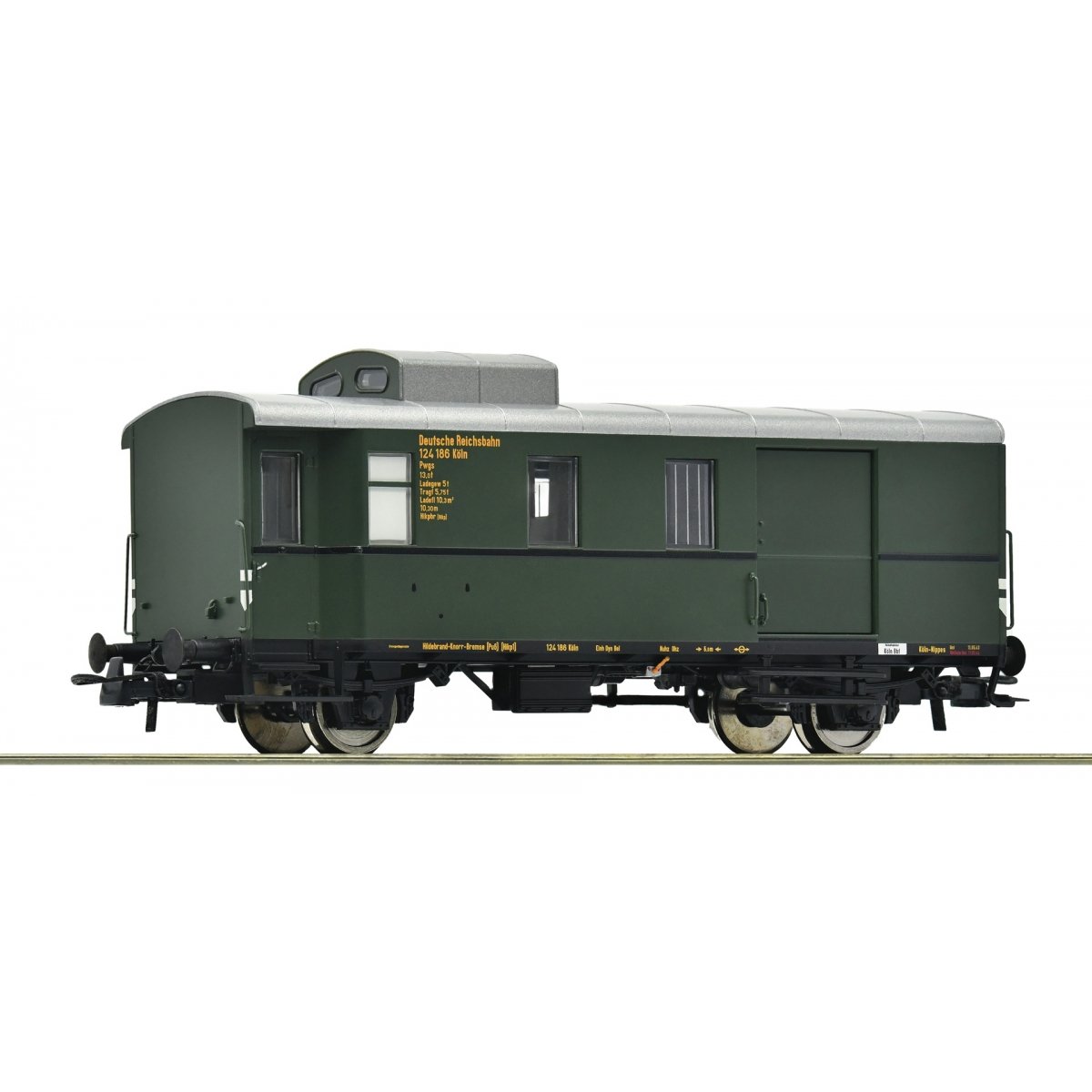 Freight train luggage van, DRB, HO, Roco 74223