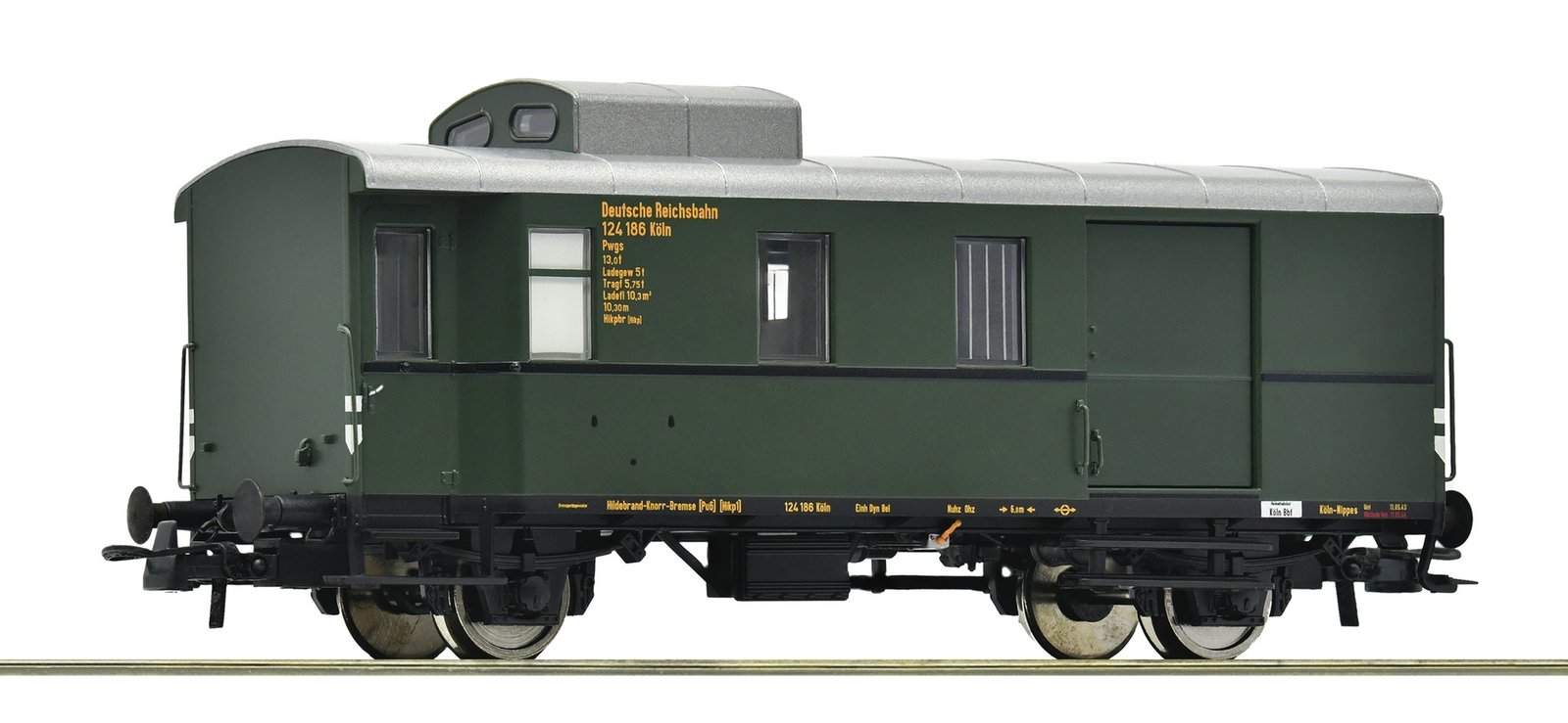 Freight train luggage van, DRB, HO, Roco 74223