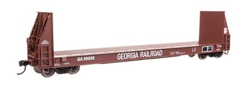 50′ Sieco Pulpwood Flatcar - Ready to Run -- Georgia Railroad 56008, HO, WalthersProto 104520