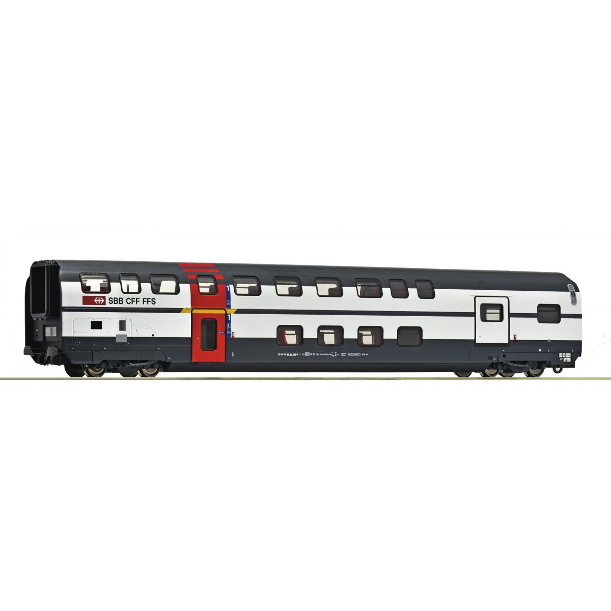 1st class double-deck coach with luggage compartment, SBB, HO, Roco 6200214