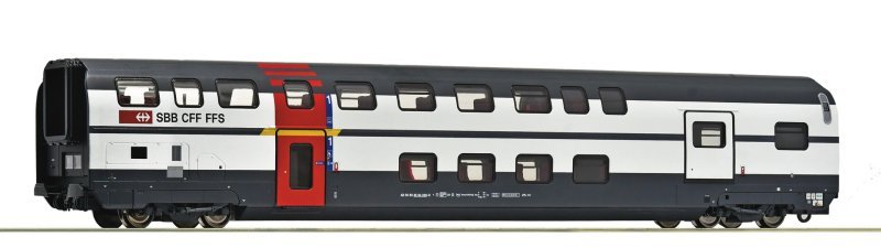 1st class double-deck coach with luggage compartment, SBB, HO, Roco 6200214