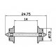 AC wheel set, HO, Roco 40184